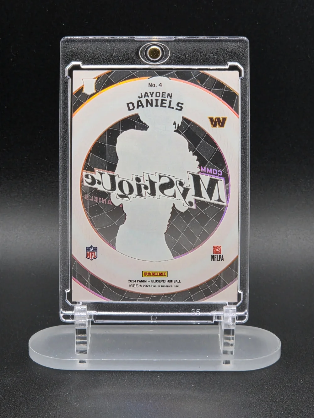 Jayden Daniels 2024 Panini Illusions Mystique Rookie – Washington Commanders - Picture 2 of 2